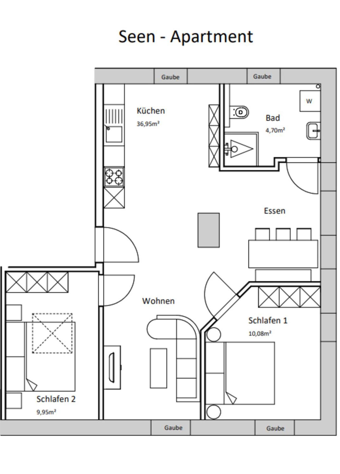 Seen-Apartment Im Herrenhaus Rheinblick Xanten Exterior foto